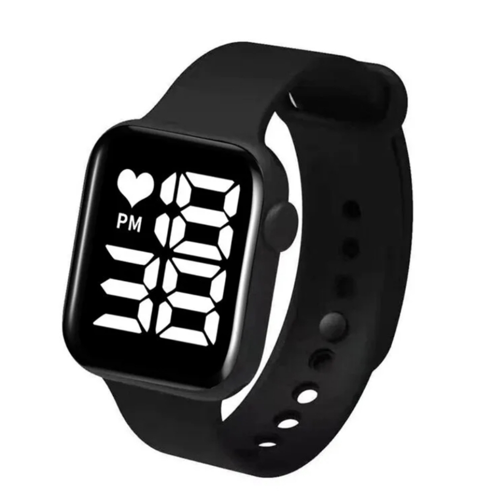 Black LED Digital Watch